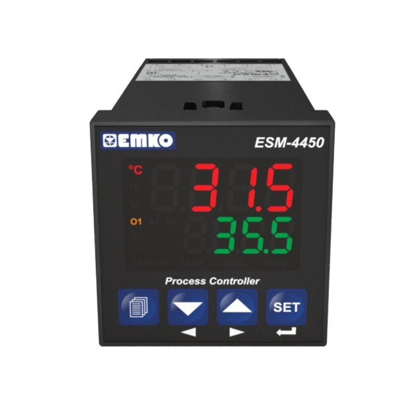 ESM-4450 Üniversal Girişli PID Smart I/O Modül Sistemli Proses Kontrol Cihazı 100-240Vac
