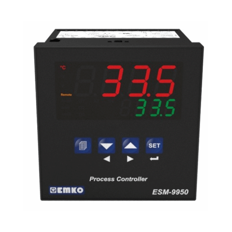 ESM-9950 Üniversal Girişli PID Smart I/O Modül Sistemli Proses Kontrol Cihazı 100-240Vac