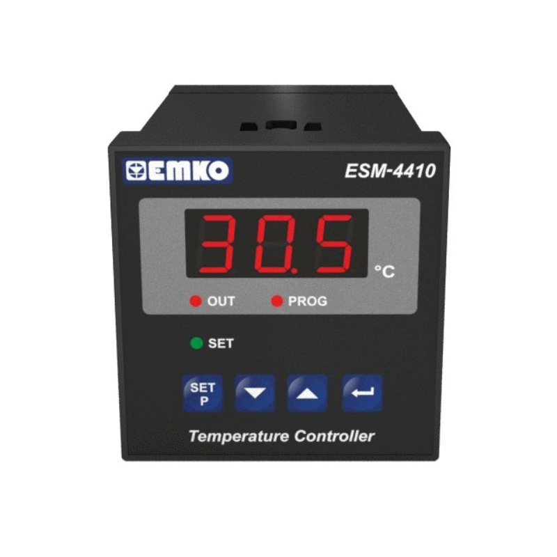 ESM-4410 Dijital ON/OFF Sıcaklık Kontrol Cihazı J, Fe-CuNi, 0...800 °C 100-240Vac