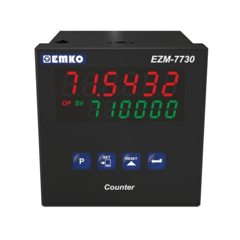 EZM-7730 Tek Setli Programlanabilir Sayıcı 230Vac