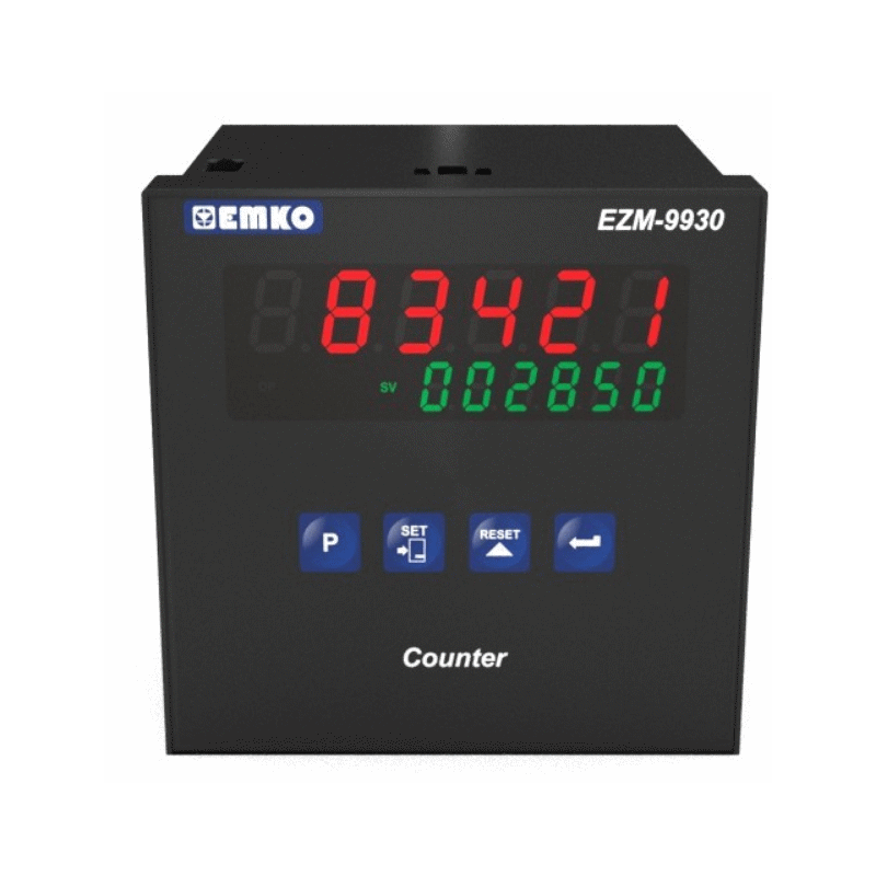 EZM-9930 Tek Setli Programlanabilir Sayıcı 230Vac