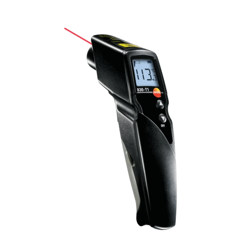testo 830-T1 - Lazer işaretlemeli infrared termometre (10:1 optik) Ürün no. 0560 8311