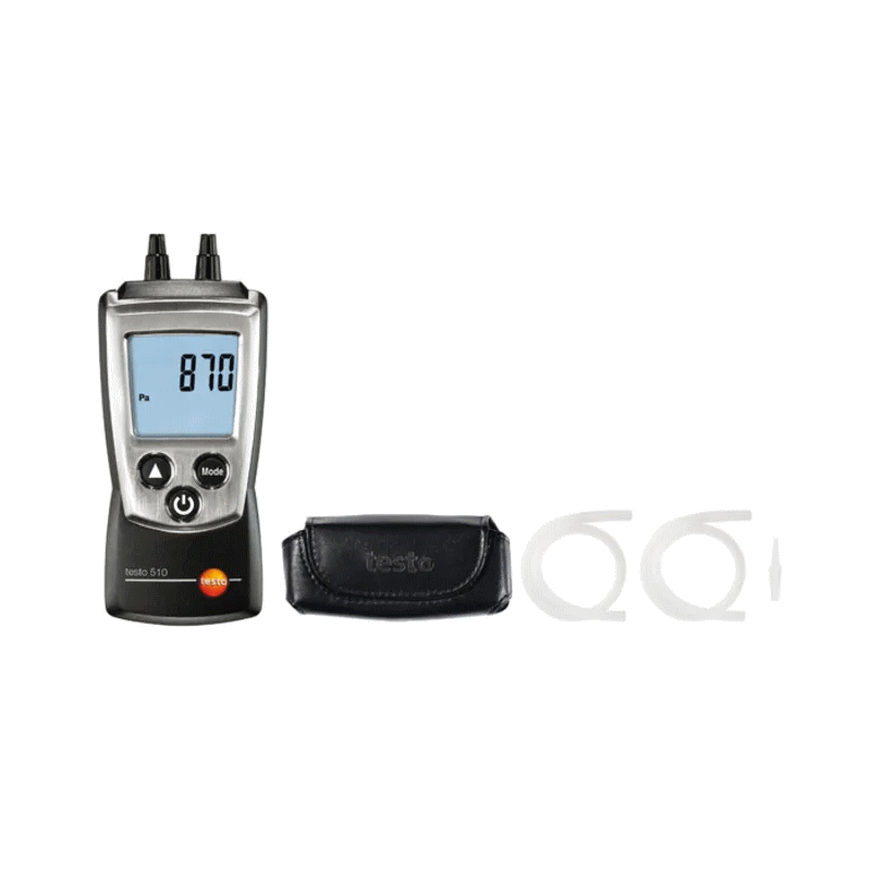 testo 510 set - differential pressure measuring instrument Product no. 0563 0510