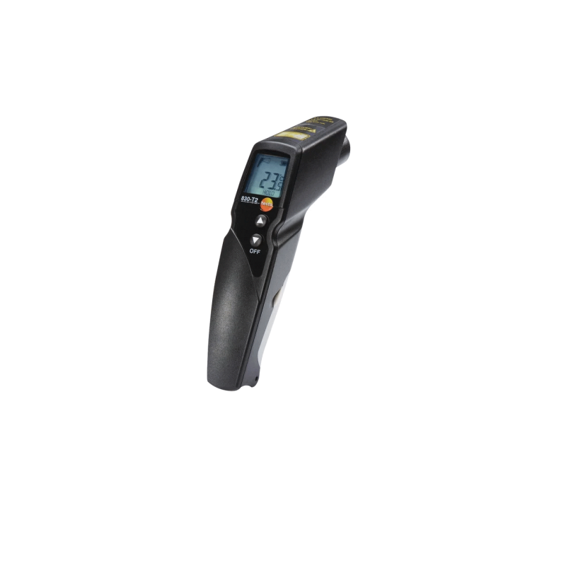 testo 830-T2 - 2 nokta lazer işaretlemeli infrared termometre (12:1 optik) Ürün no. 0560 8312