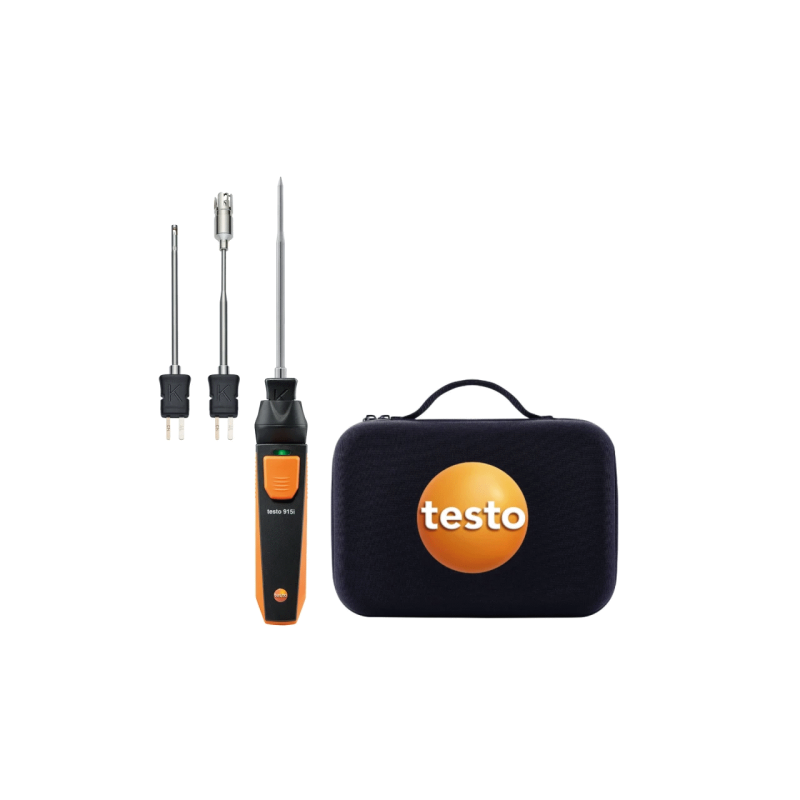 testo 915i sıcaklık seti - Sıcaklık problu ve akıllı telefonla çalıştırılan termometre Ürün no. 0563 5915