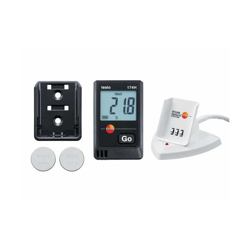 testo 174 H Seti - Sıcaklık ve nem için mini veri kaydedici (data logger) seti Ürün no. 0572 0566