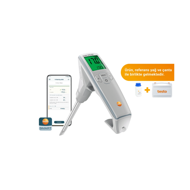 testo 270 BT - Kızartma yağı test cihazı Ürün no. 0563 2770
